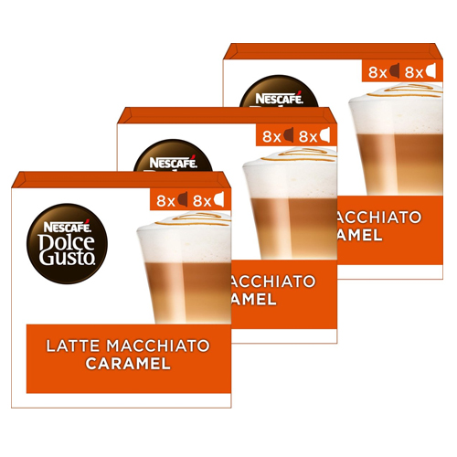 Dolce Gusto - Latte Macchiato Caramel - 3x 16 Capsules Top Merken Winkel